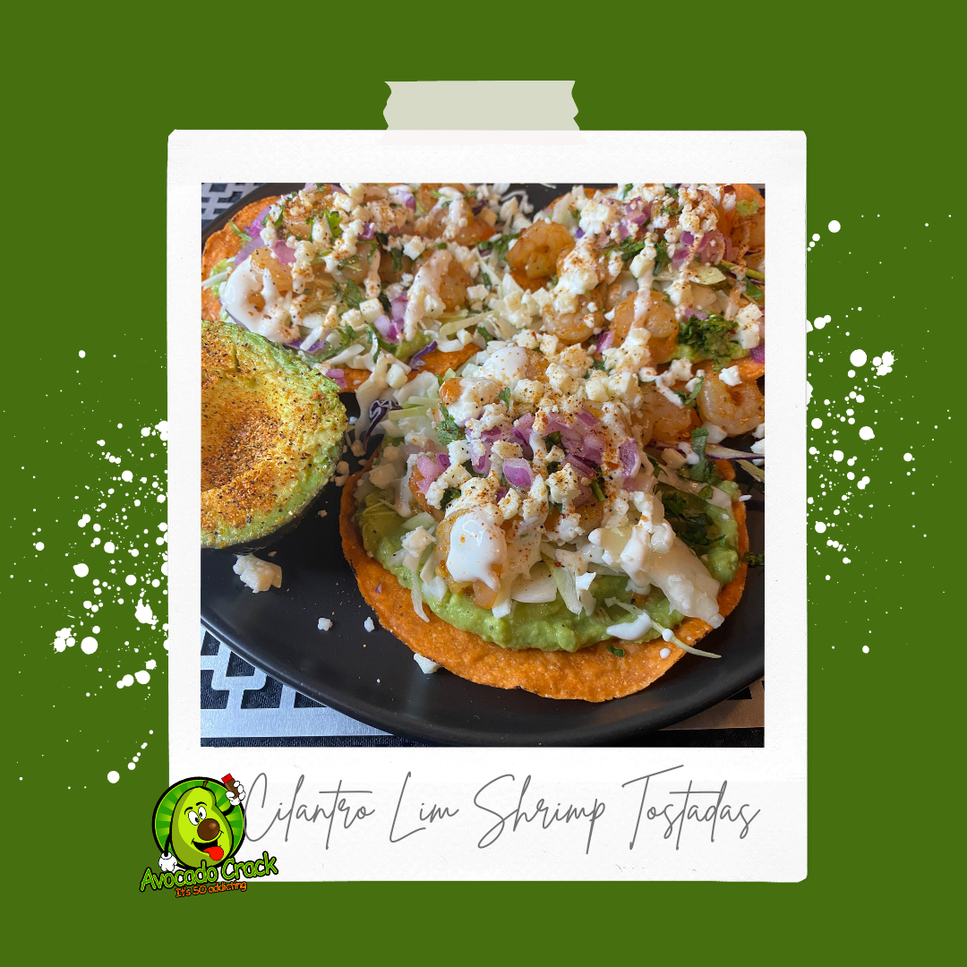 Cilantro Lime Shrimp Tostadas